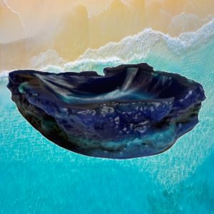 Ocean Wave Tray (Aqua & Sea Blue #2)