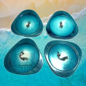 Coasters Set of 4 Ocean Themed Mermaids