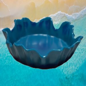 Shell Bowl (Ocean & Aqua Blue)