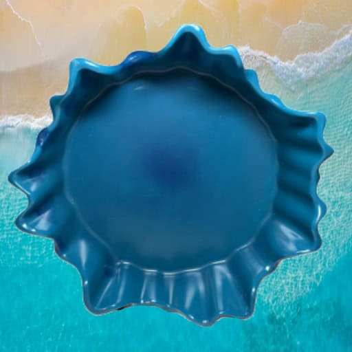 Shell Bowl (Ocean & Aqua Blue) - Image 2