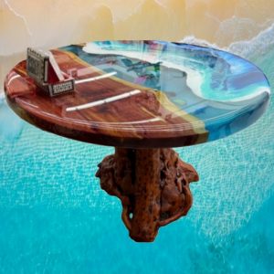 Ocean Themed Coffee Table (Round)